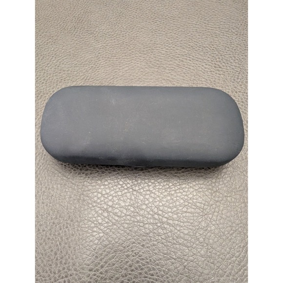 Genuine Flexon Designer Eyeglass Sunglass Hard Shell Case Dark Blue / Charcoal - Picture 6 of 13